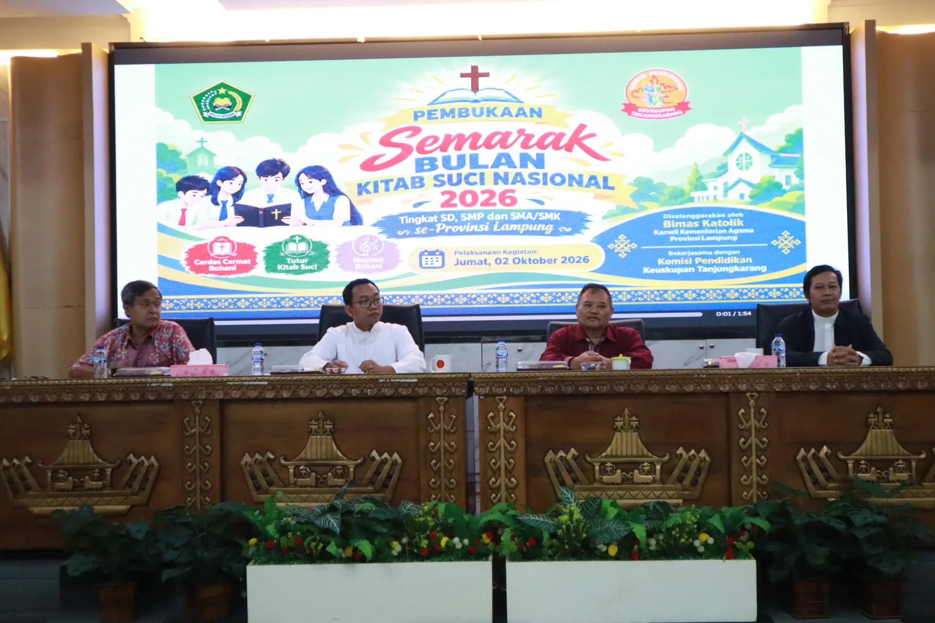 Semarak Bulan Kitab Suci Nasional, 198 Pelajar Katolik se-Lampung Ikuti Tiga Perlombaan