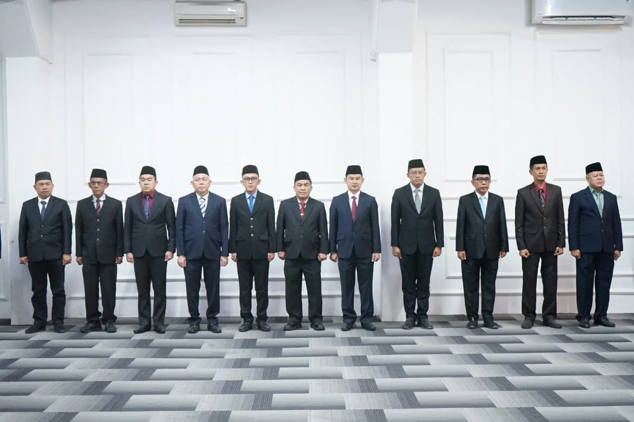 Kemenag Metro Hadiri Pelantikan Rokhman sebagai Kepala Kemenag Lampung Timur