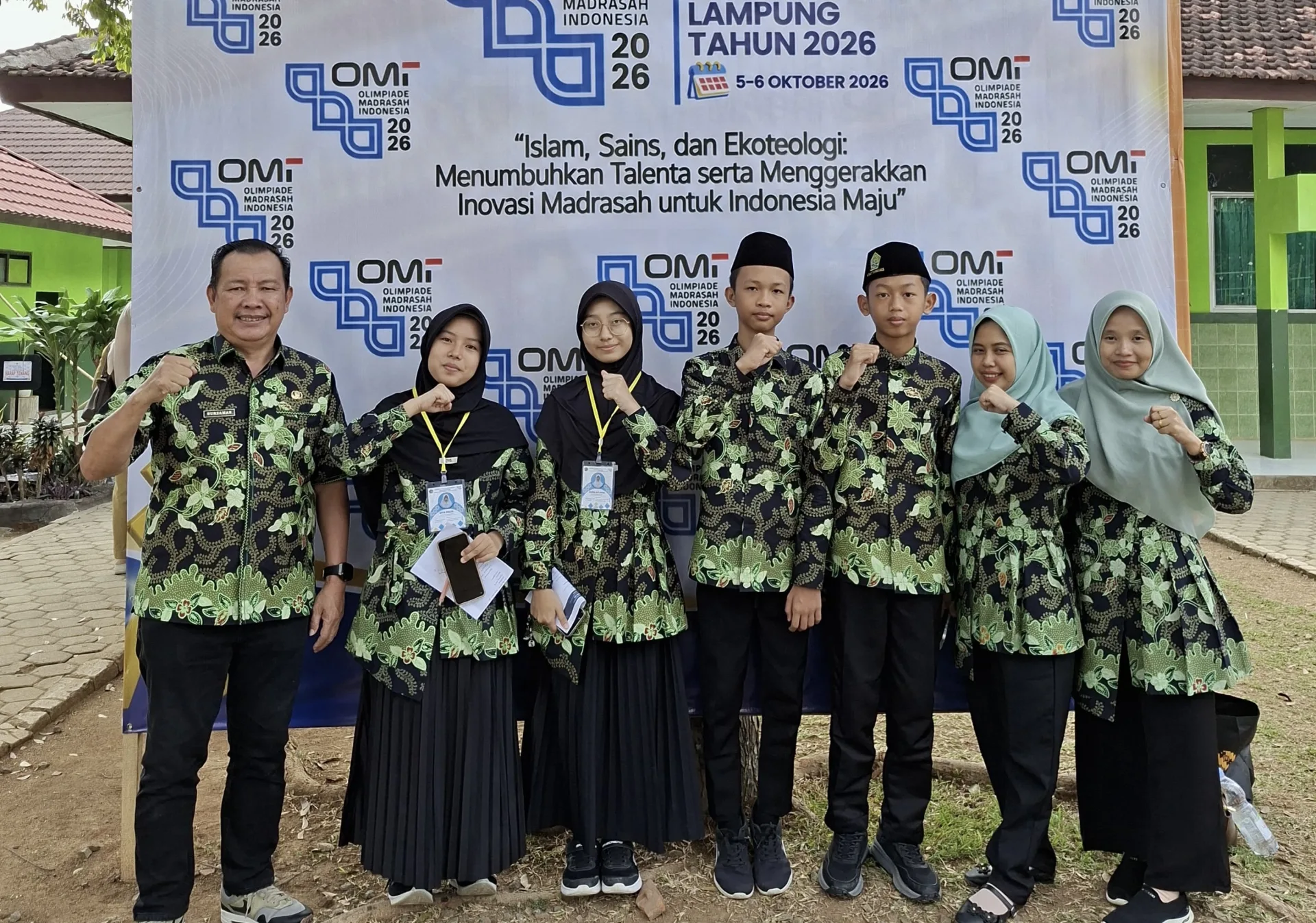 Empat Siswa MTsN 2 Tanggamus Ikuti Olimpiade Madrasah Indonesia Tingkat Provinsi