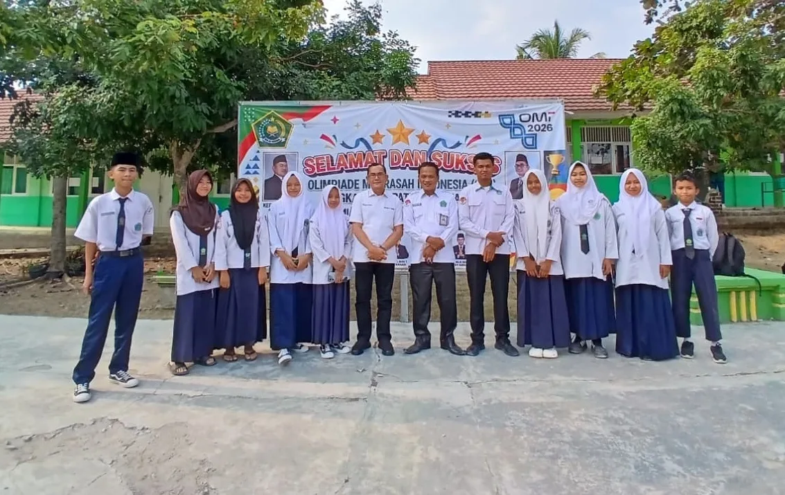 Tunjukkan Potensi Terbaik, 9 Siswa MTsN 2 Way Kanan Ikuti OMI 2026 Tingkat Kabupaten