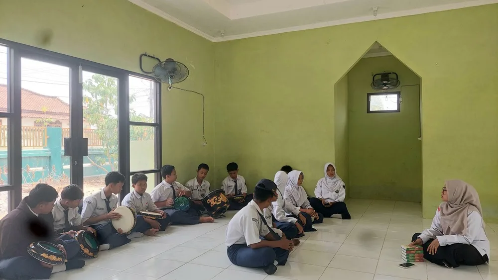 Dibentuk dari Nol, Tim Hadroh MTsN 1 Mesuji Bersiap Ikuti Lomba Perdana