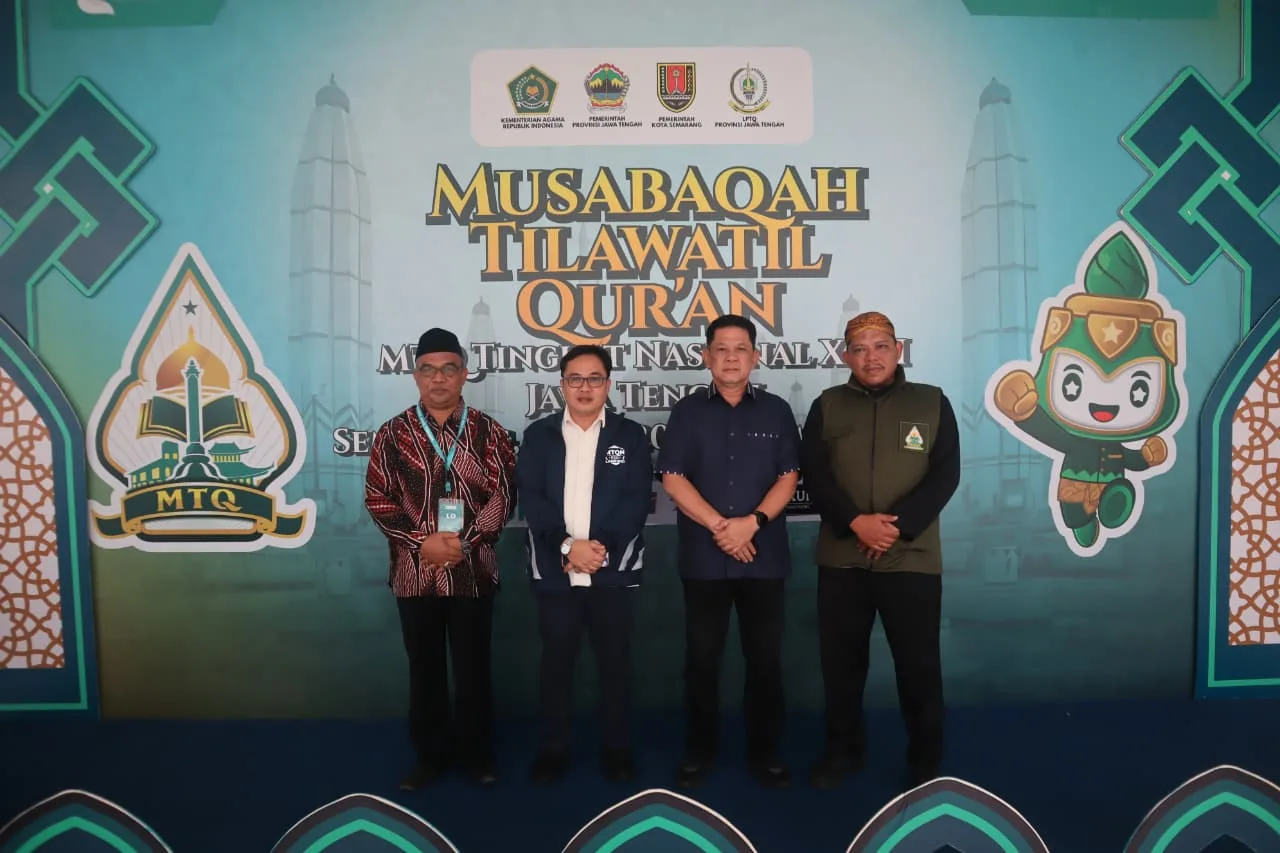 Kakanwil Kemenag Lampung Tiba di Semarang, Beri Dukungan Langsung kepada Kafilah MTQ