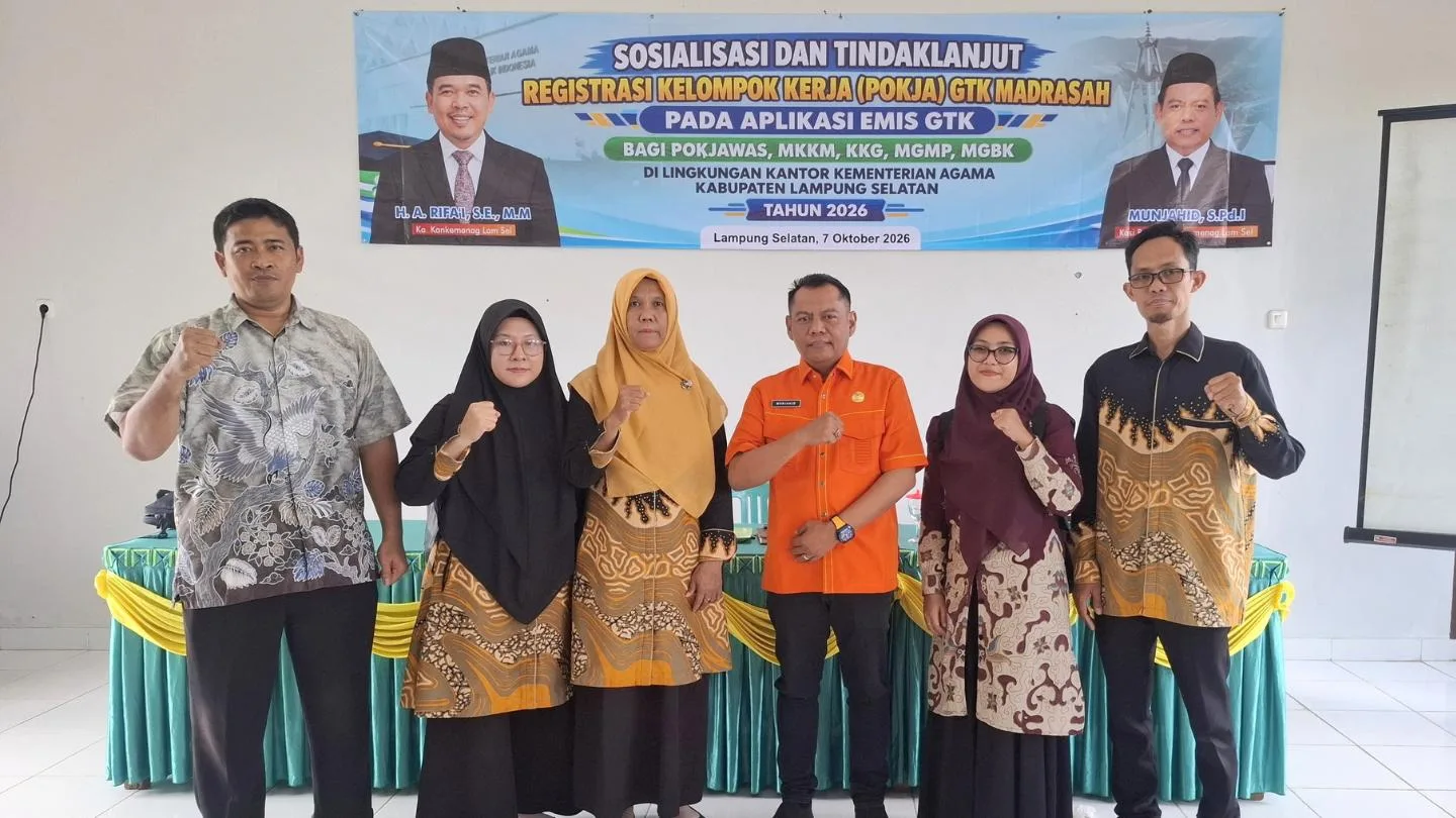 Tertib Administrasi Menuju Puncak Prestasi: MTsN 1 Lamsel Siap Dukung Program Pemetaan Akademik Kemenag Lampung Selatan