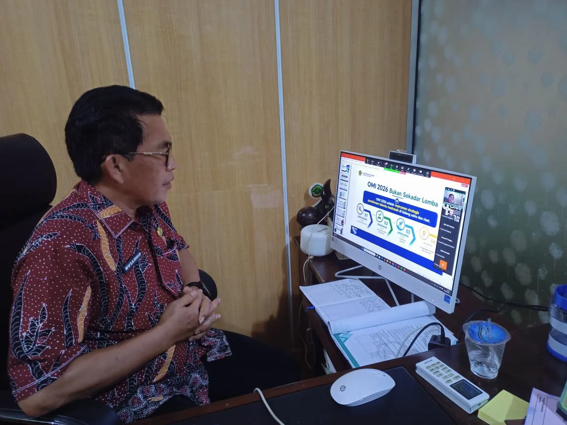 Kasi Penmad Kemenag Tanggamus Pimpin Sosialisasi Juknis OMI 2026 Secara Daring