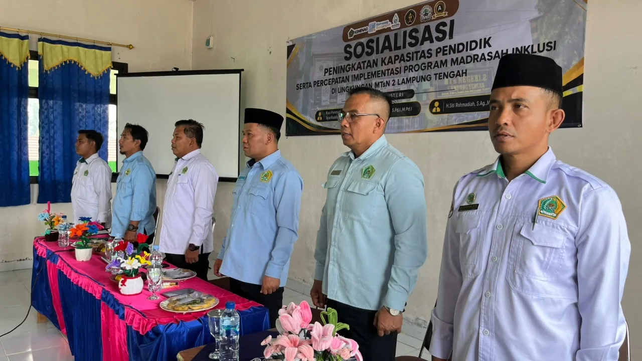 KKM MTsN 2 Lampung Tengah Perkuat Kapasitas Pendidik, Percepat Implementasi Program Madrasah Inklusi
