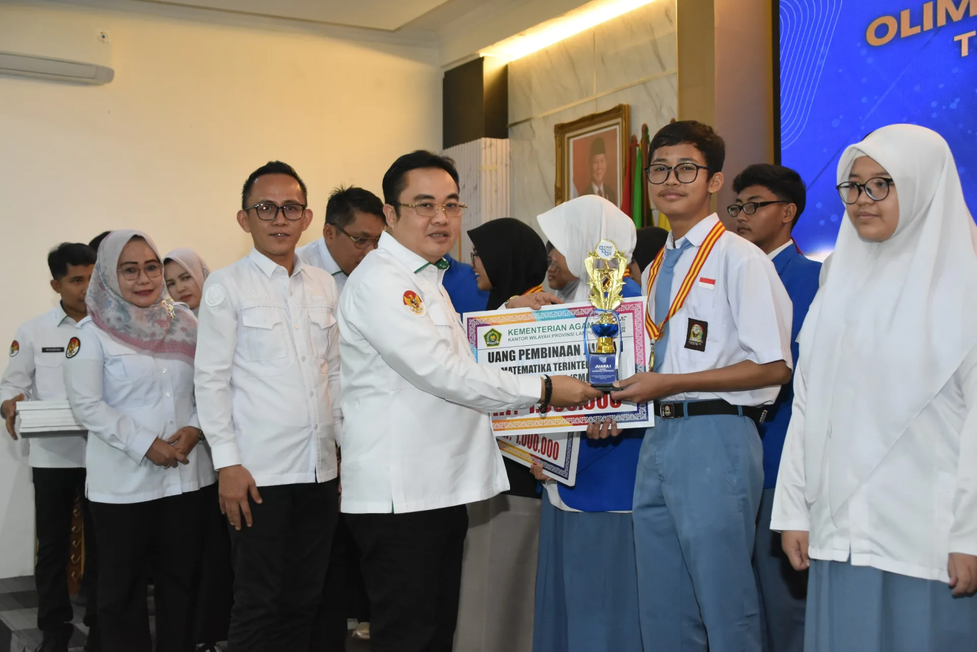 33 Juara OMI Lampung Terima Penghargaan, 11 Peserta Melaju ke Tingkat Nasional