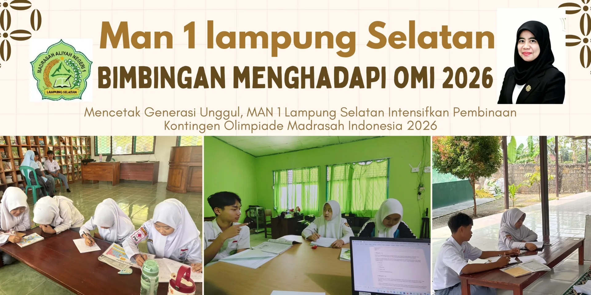 Mencetak Generasi Unggul, MAN 1 Lampung Selatan Intensifkan Pembinaan Kontingen Olimpiade Madrasah Indonesia 2026