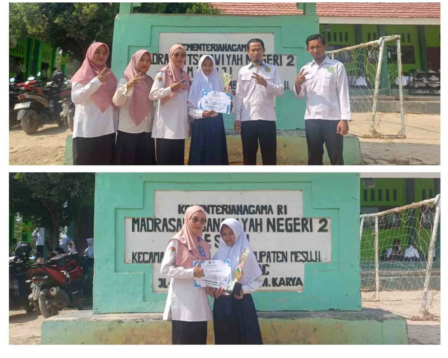 MTsN 2 Mesuji Berikan Apresiasi kepada Siswa Berprestasi pada OMI Tingkat Kabupaten