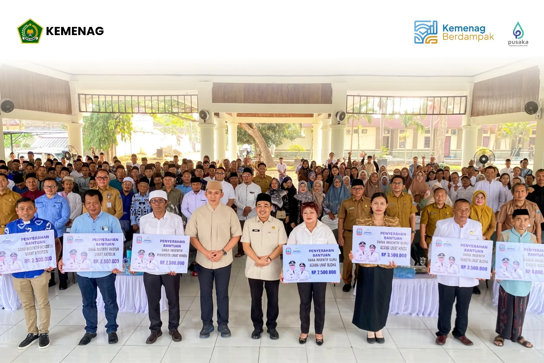 Ahmad Rifai Hadiri Silaturahmi 412 Guru Ngaji dan Pendidik Lintas Agama di Lampung Selatan