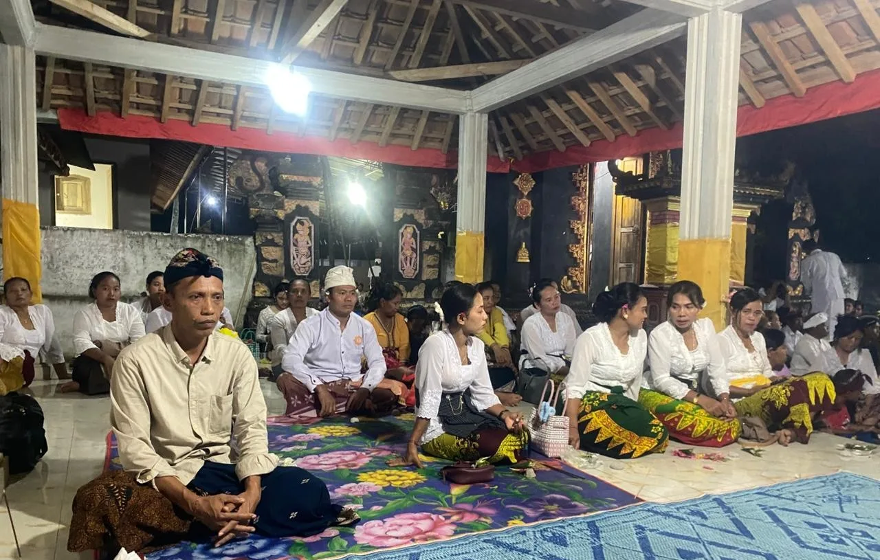 Piodalan Pura Purwo Bhakti Lehan, Penyelenggara Hindu Tekankan Panca Sraddha dan Lascarya