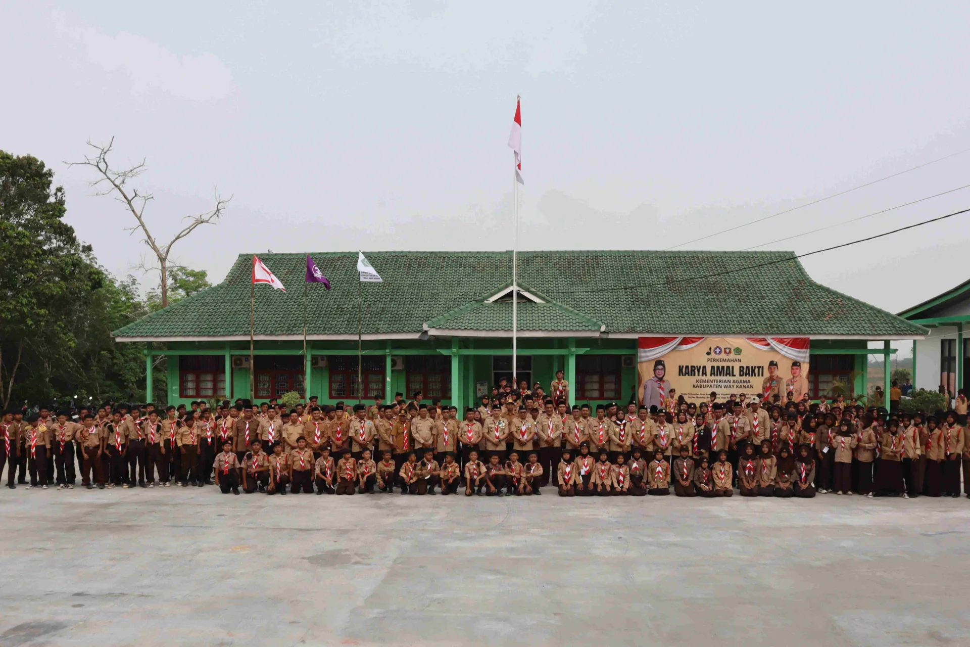 Tancapkan Tonggak Baru Kepramukaan, Kemenag Way Kanan Launching Saka Amal Bakti dan Gelar Kemah Karya Amal Bakti