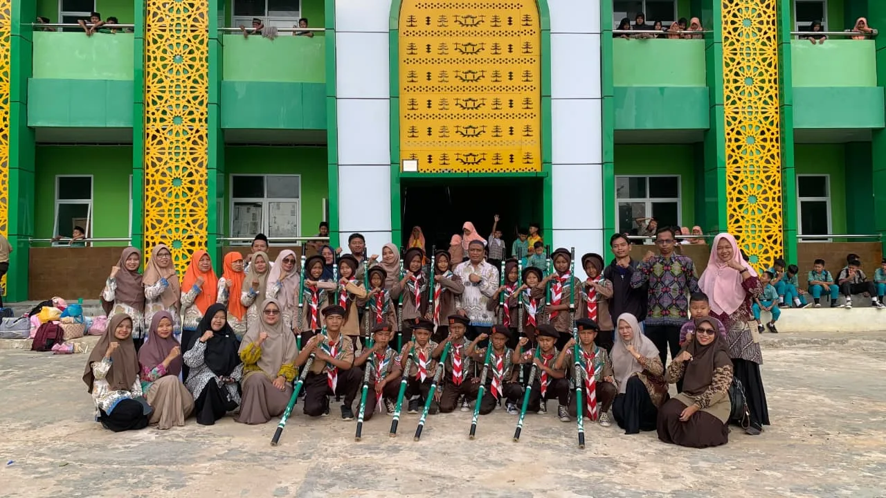 Pasus Ababil MIN 1 Mesuji Ikuti Perkemahan HUT Pramuka ke-65