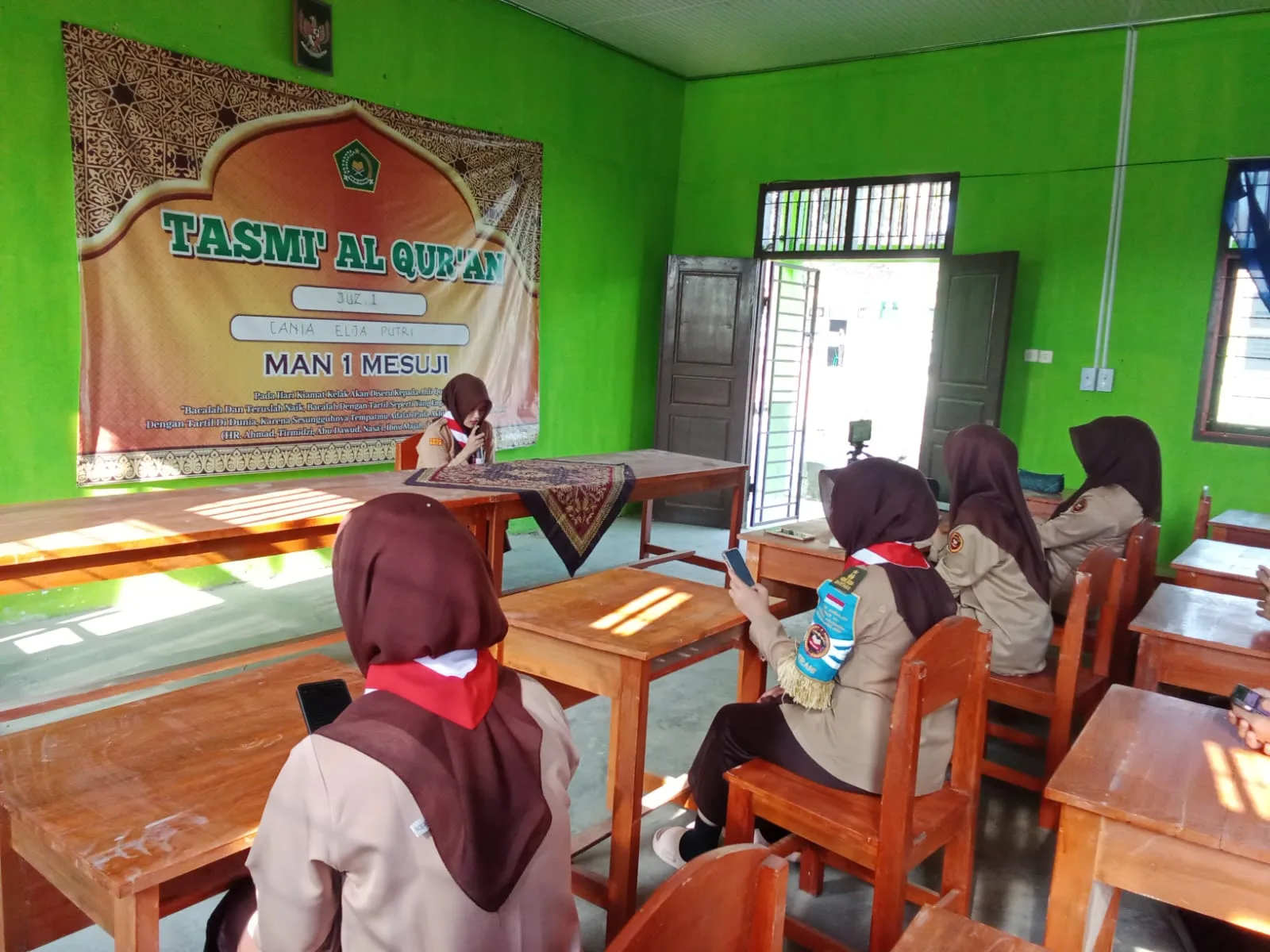 Wujudkan Generasi Qur'ani, MAN 1 Mesuji Gelar Pembimbingan Tasmi' Al-Qur'an