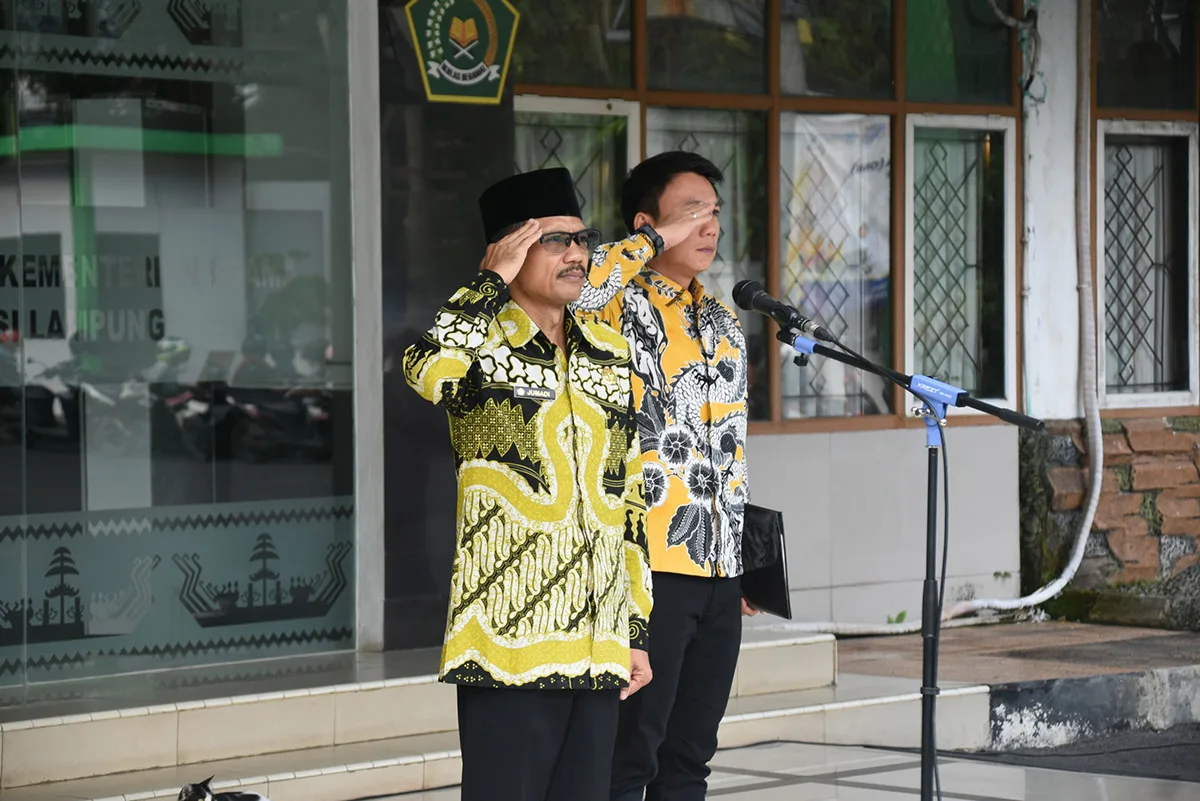 Kanwil Kemenag Lampung Gelar Upacara Sumpah Pemuda ke-98, Teguhkan Semangat Patriotisme, Kegigihan, dan Empati