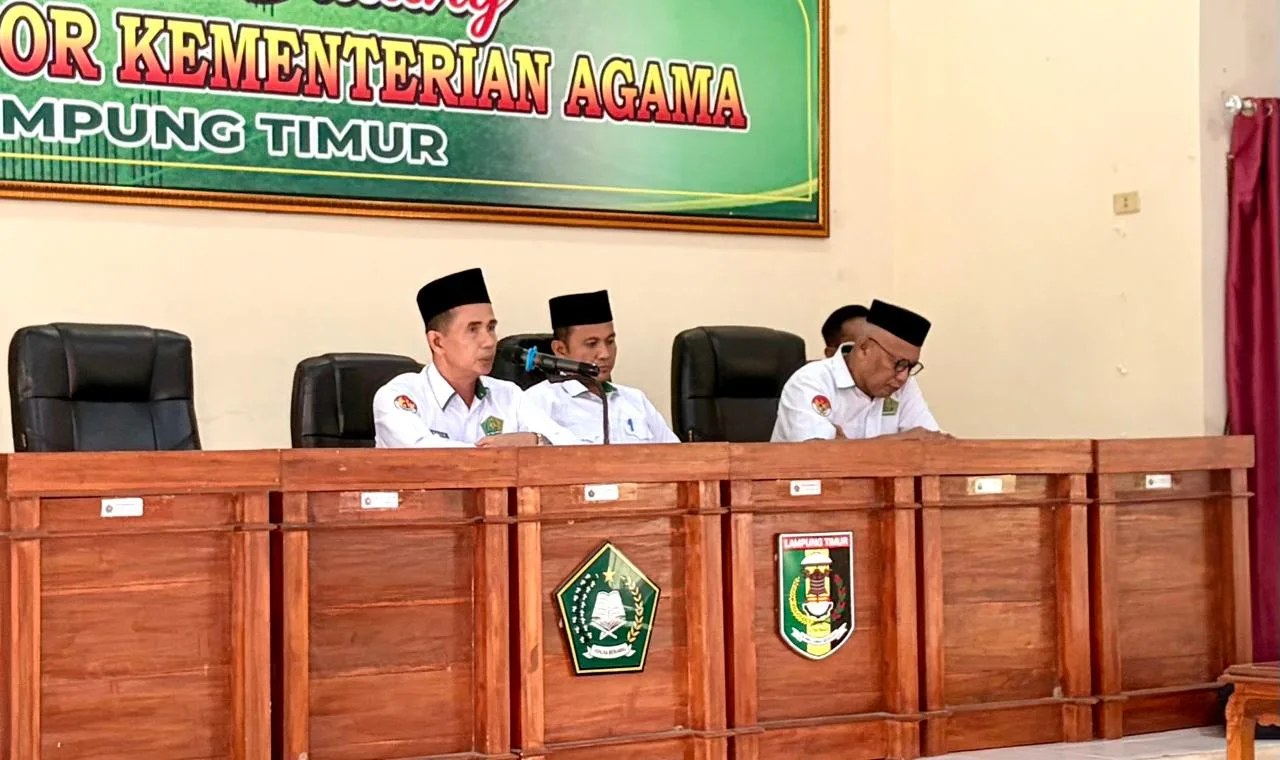 Disiplin dan Integritas Jadi Pesan Apel Pagi ASN Kemenag Lampung Timur