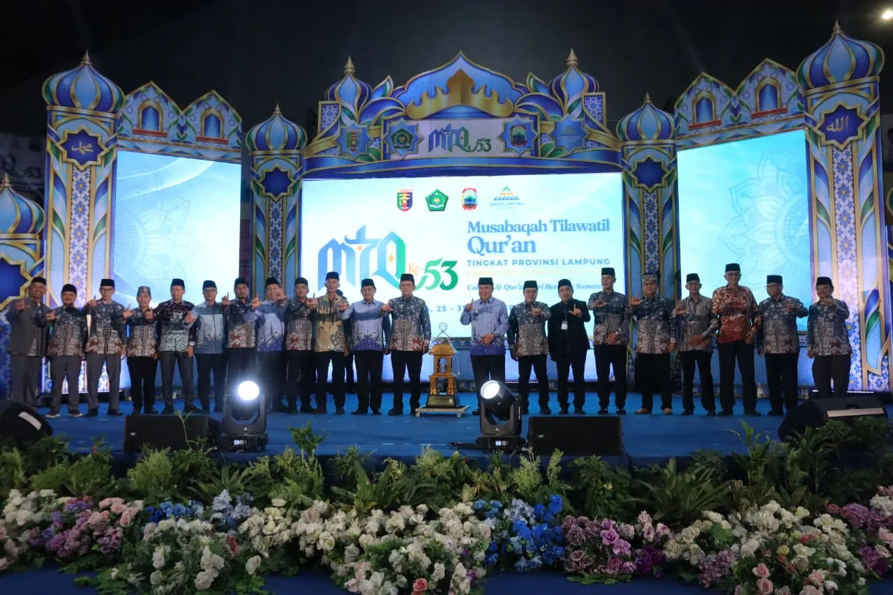 MTQ ke-53 Lampung Resmi Ditutup, Tanggamus Raih Juara Umum