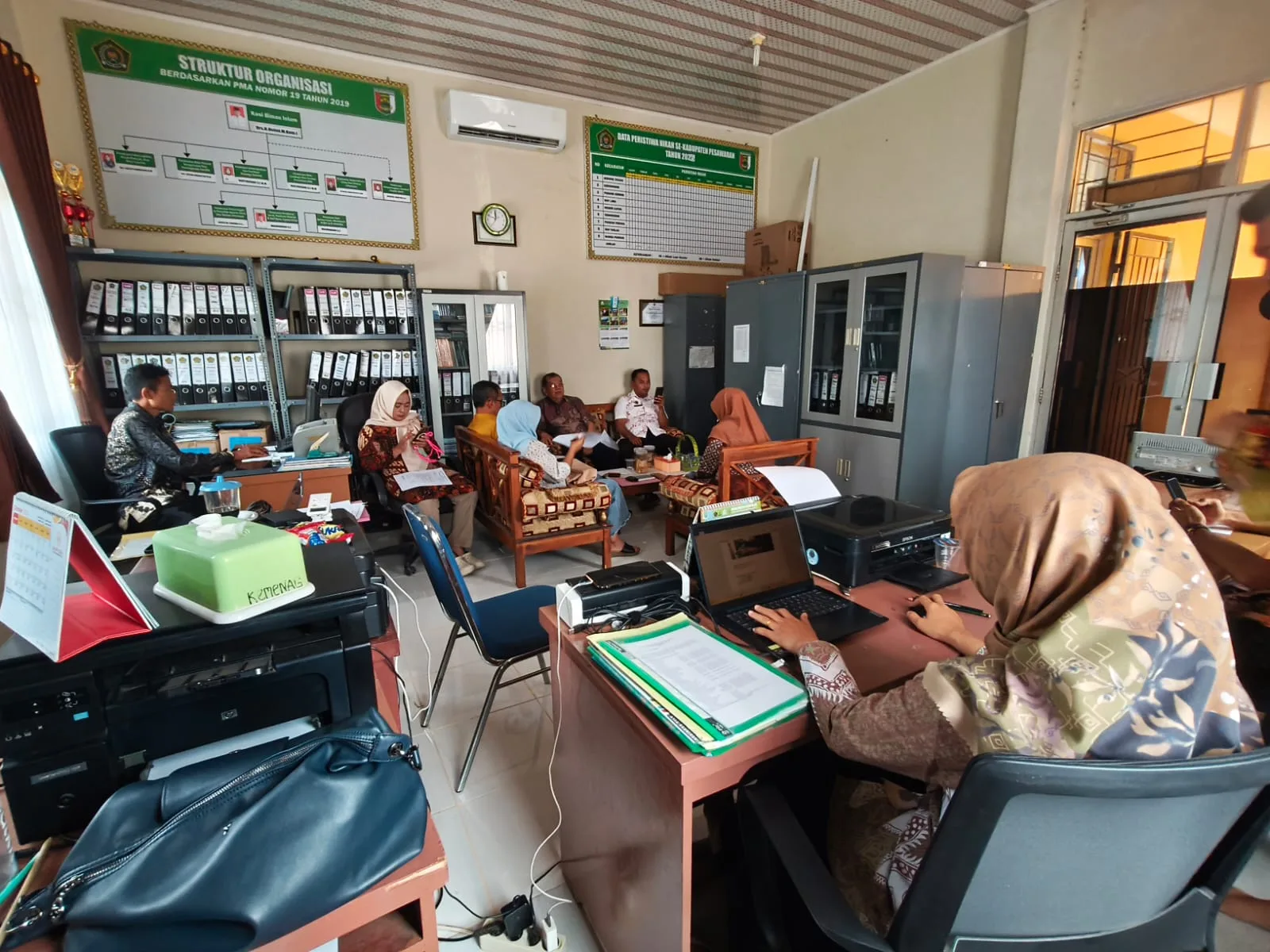 Persiapan MTQ, Kasi Bimas Islam Pesawaran Pimpin Rapat Official