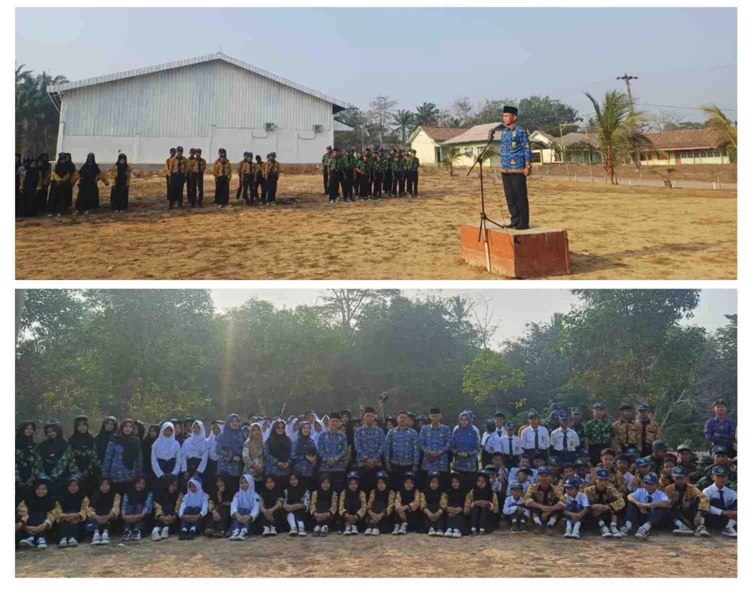Upacara Peringatan Hari Kesaktian Pancasila, MTsN 2 Mesuji Teguhkan Nilai-Nilai Pancasila