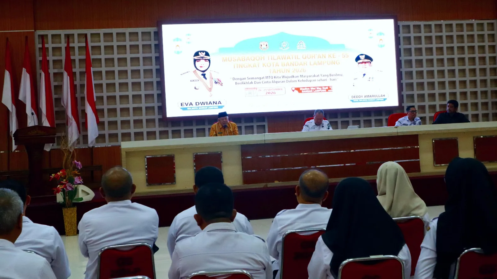 Rapat Persiapan MTQ Kota Bandar Lampung, Kemenag Paparkan Kesiapan Teknis Kepesertaan