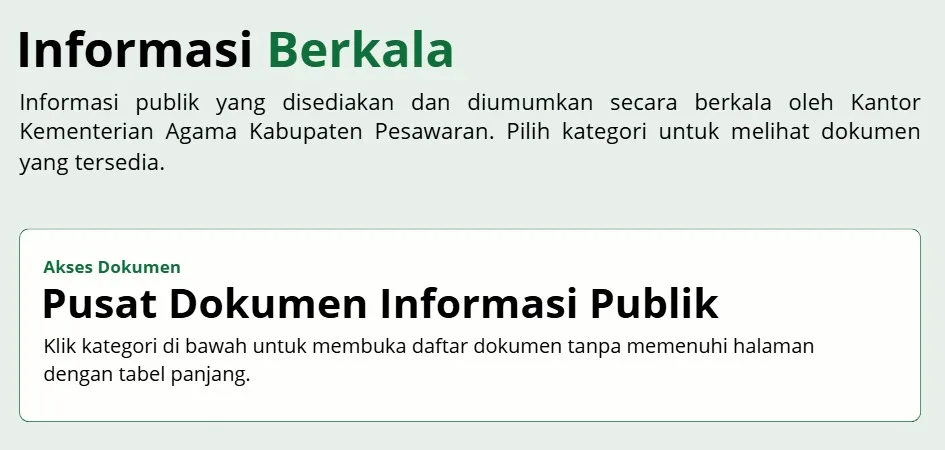 Informasi Berkala